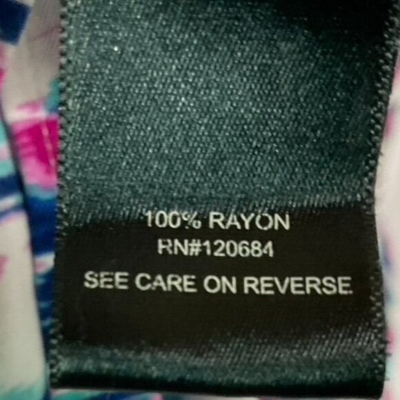 Torrid Ikat Ruffle Sundress, 100% Rayon, Size 5 (US 5X), Adjustable Straps - Picture 10 of 12